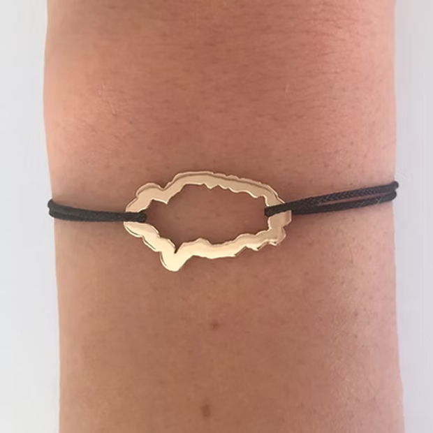 Pulsera dorada "Essence of Ibiza"